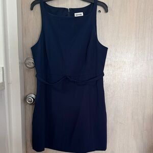 Classic Navy Blue Dress